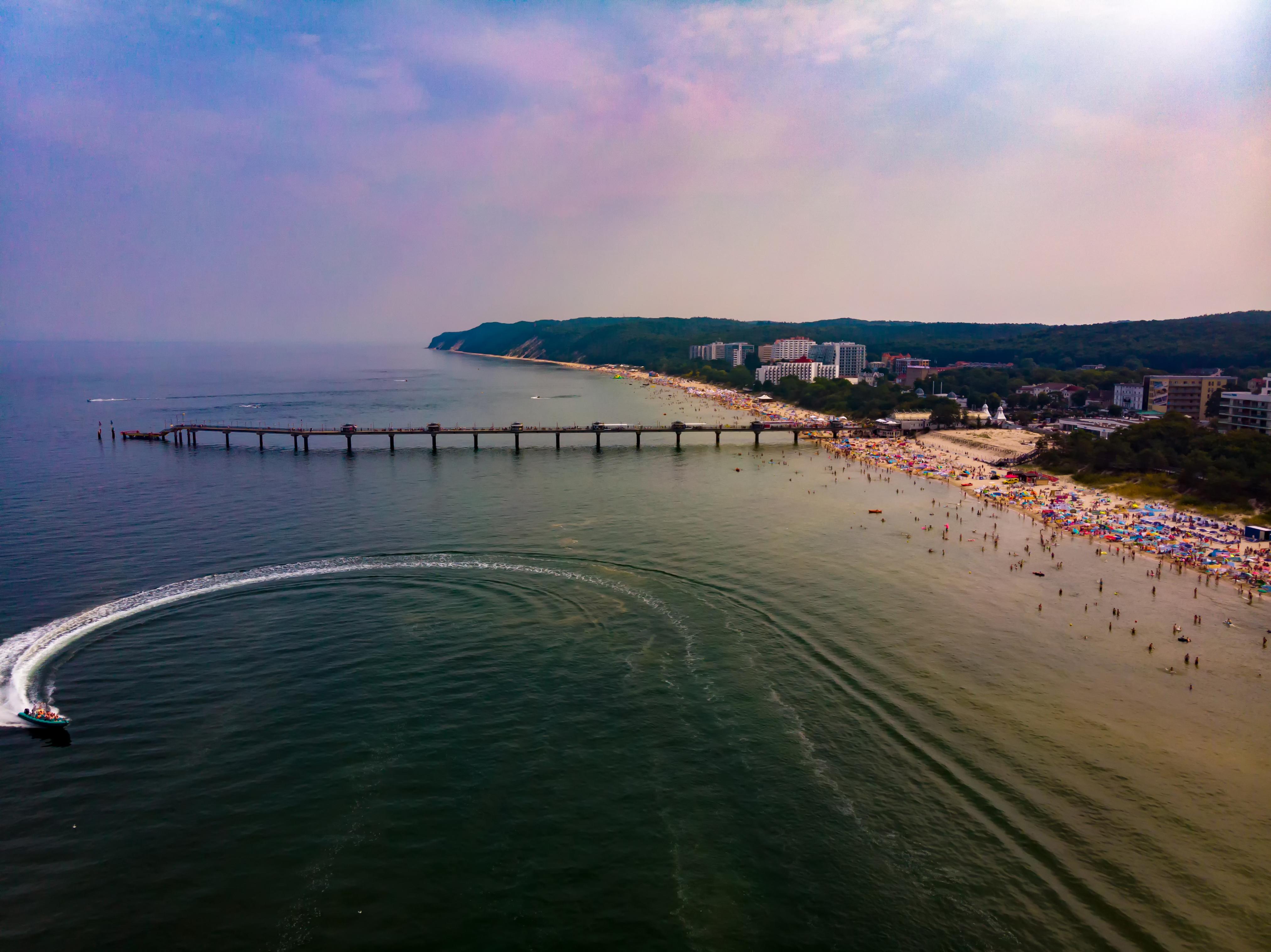 Strand von Międzyzdroje